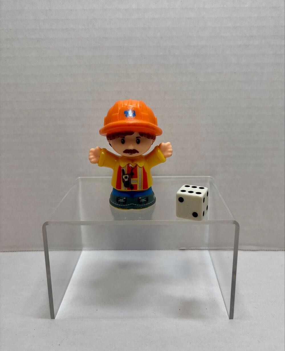 Fisher Price Little People Construction Worker Figure